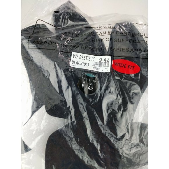 New Look Love Your Sole Faux Suede Back Zip Chelsea Heel Boots Booties US11 UK9 - Picture 6 of 6